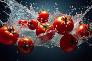 delicious-tomatoes-with-water